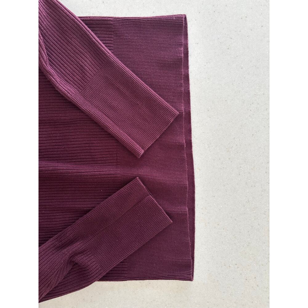 Talbots Ribbed Sweater
Burgundy Crew Neck Cotton Modal Long Sleeve Knit Top - Picture 12 of 14